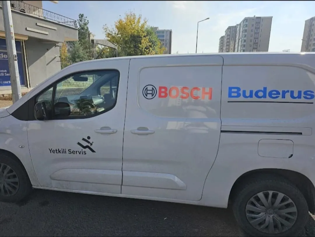 Bosch ve Buderus yetkili servis aracımız